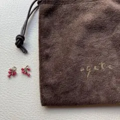 アガット　チャーム　レッドスピネ