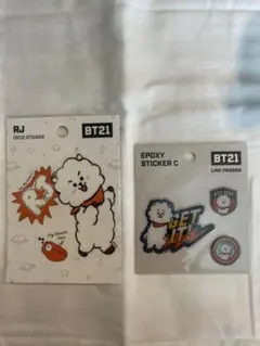 【公式】BT21 RJ ステッカー　セット