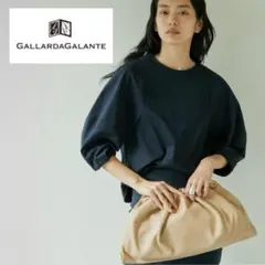 GALLARDAGALANTE トリコットランタンブラウス ダークネイビー - メルカリ