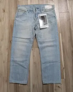 新品タグ付き UNIQLO ボーイフレンドデニムクロップドパンツ 26