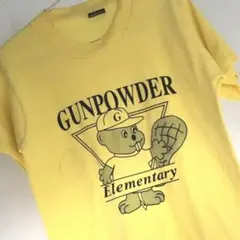 USヴィンテージ　GUNPOWDER elementary クラスTシャツ