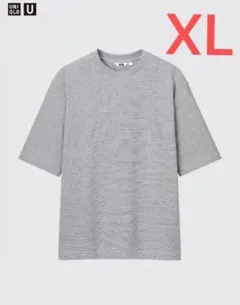 エアリズムコットンオーバーサイズT ボーダー　00 WHITE XLサイズ