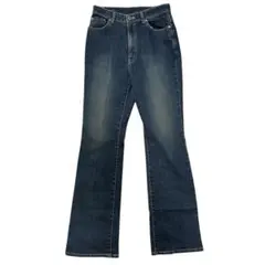 EDWIN フレアデニム W32 ブーツカット 濃紺 メンズ ジーンズ Y2K