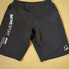 ハーフパンツXOサイズ…黒色…ムーブスポーツのサムネイル