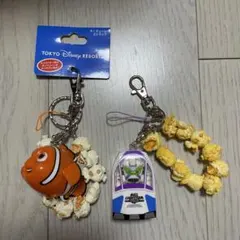 ディズニー　ポップコーン　キーホルダー