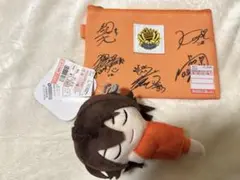 リアルピース かずぅ ぬいぐるみ キーホルダー サイン入りポーチ セット 新品