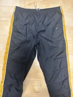 90's 黒タグ NIKEナイキ ナイロンパンツトラックパンツヴィンテージy2k