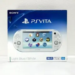 美品 PSVITA 本体 PCH-2000 ライトブルー&ホワイト