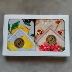 FEILER 花柄タオルハンカチ2枚セット