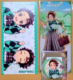 鬼滅の刃 鬼滅祭 アニメ参周年記念祭 竈門炭治郎 アクスタ 缶バッジ