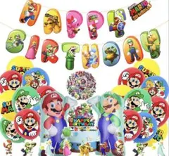 マリオ　誕生日 バースデー　バルーン 風船 子供　スーパーマリオ