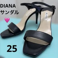 未使用級★ DIANA アンクルストラップサンダル25 定価12870円　即発送