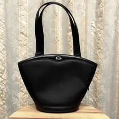 ✨人気✨GRES グレ ショルダーバッグ ハンドバッグ ホースヘア 黒色 レザーのサムネイル