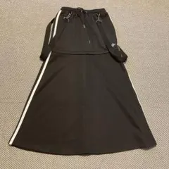 レフレム ポーチ ジャージミニスカート ブラック パープル - メルカリ