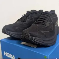 HOKA Clifton 10 ブラック 27.5cm レギュラー　クリフトン