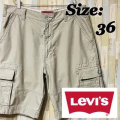 Levi's カーゴ ショートパンツ ベージュ SQUAD CARGO W36のサムネイル