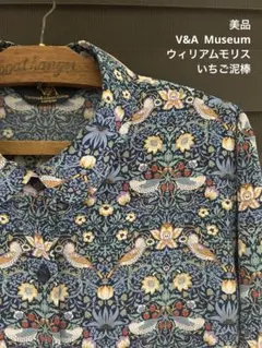 美品　V&A 東京ブラウス ブラウス　ウィリアムモリス　いちご泥棒