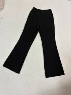 【GU】ブラック フレアパンツ XSサイズ