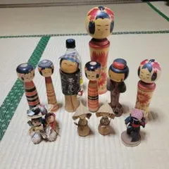 こけし 5体売り まとめ売り ヴィンテージ 日本 工芸品 - メルカリ
