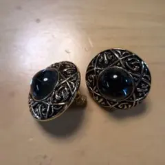 ビンテージ風金色イヤリング
