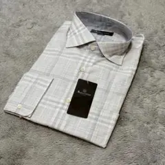 【新品】 Aquascutum 長袖シャツ チェック柄 L CE06のサムネイル