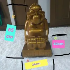 ビリケンさん 商売繁盛 縁起物 置物 金色 特大オブジェ 金運 Billikenのサムネイル