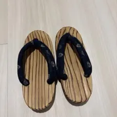 ネイビー ストライプ草履 18cm