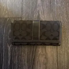 Coach ブラック 長財布