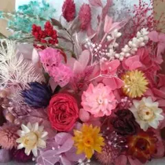 訳あり花材　プリザーブドフラワー　ドライフラワー　詰め合わせ　在庫整理