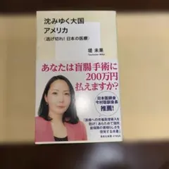 沈みゆく大国 アメリカ〈逃げ切れ! 日本の医療〉