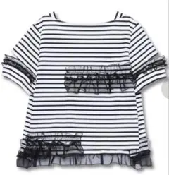 Re.Verofonna ボーダーチュールTシャツのサムネイル
