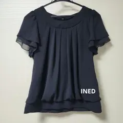 INED イネド 半袖カットソー 黒 9号のサムネイル