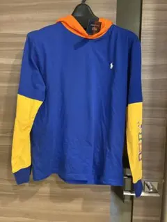 新品 14-16歳 ポロ・ラルフ・ローレン キッズ 子供L フード付きトレーナー