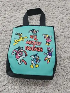 美品　ポケッタブルトート　ミッキーフレンズ