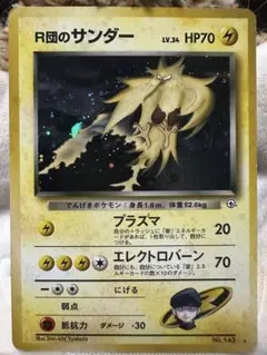 R団のサンダーex わるいクロバット セット 45-MY0513-06C 2025年最新】r団のサンダーの人気アイテム - メルカリ
