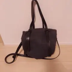 PATRICK STEPHAN ダークグレー ショルダーバッグのサムネイル