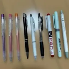 カラーペン、ボールペンセット 9本セット
