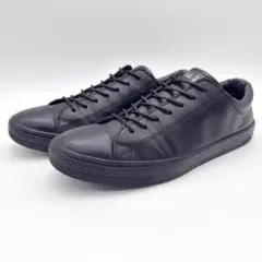 ●コンバース オールスター OX クップ 黒 シルバー レザー ゴアテックス