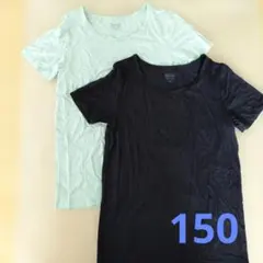 ヒートテックユーネックシャツ２枚組