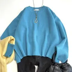 美品☆アルページュストーリー ショートウール カシミヤ ニット プルオーバー