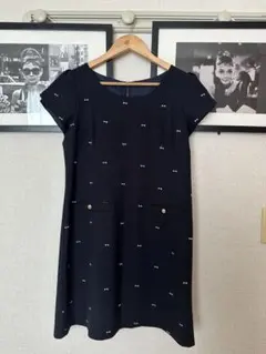 リボン　ゴールド　ワンピース