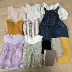 女の子　80 長袖　まとめ売り　ロンT 12点　ジャンパースカート
