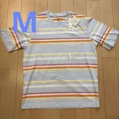 신품 미사용 상품 유니클로 M 콜라보 멀티 테두리 T셔츠