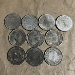 小型50銭銀貨 / 鳳凰50銭銀貨 / 小丸 6枚セット SV720 その2 - メルカリ