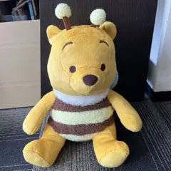 くまのプーさん スーパーラージ ぬいぐるみ みつばち タグ付き