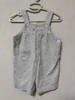 familiar ファミリア グレー オーバーオール サロペット80