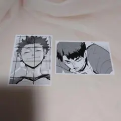 ハイキュー 10thクロニクル 思い出スナップフォトカード 牛島若利・天童覚