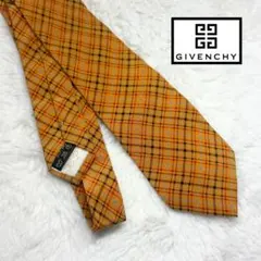 希少色✨GIVENCHY ジバンシー ネクタイ シルク100% チェック