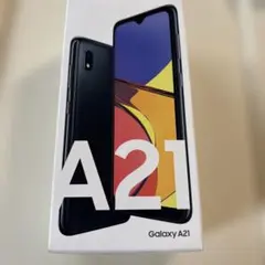 Samsung Galaxy A21 本体　ブラック