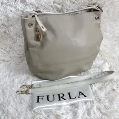 【美品】FURLA ショルダーバッグ トートバッグ 2way モンマルトル A4
